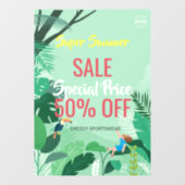 トロピカルカスタム・エンド・オブ・シーズン販売ビジネス広告 ウィンドウサイン (シート)