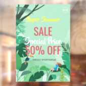 トロピカルカスタム・エンド・オブ・シーズン販売ビジネス広告 ウィンドウサイン (シート2)