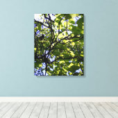 トロピカルカタルパの木の野生自然 キャンバスプリント (インサイチュ (ウッドフロア))