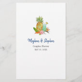 トロピカルカップルのシャワートリビアゲーム (裏面)