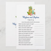 トロピカルカップルのシャワートリビアゲーム (正面/裏面)