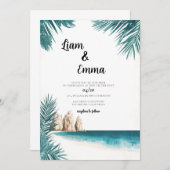 トロピカルカボメキシコ結婚式招待状 招待状 (正面/裏面)