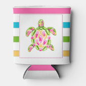 トロピカルカメクーラーボックス 缶クーラー (正面)