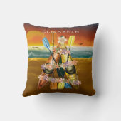 トロピカルカヤッククリスマスツリーパドリングカヤック クッション (裏面)