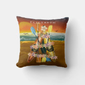 トロピカルカヤッククリスマスツリーパドリングカヤック クッション (正面)