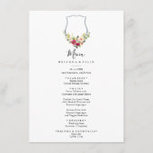 トロピカルカラフルオータムクレストフローラディナーメニュー メニュー (正面)