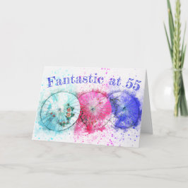 トロピカルカラフルカクテルアンブレラテンプレート カード