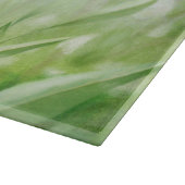 トロピカルカラフルバードブラックイエローグリーントゥーカン カッティングボード (角)