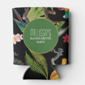 トロピカルカラフルパロッツバチェロレッテ週末 缶クーラー (裏面)