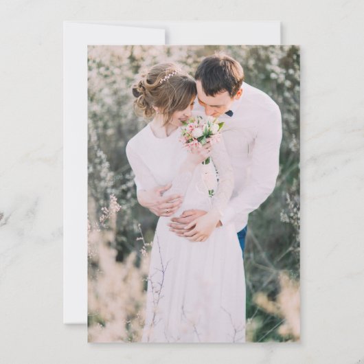 トロピカルカラフルフォト結婚式招待状 招待状 (裏面)