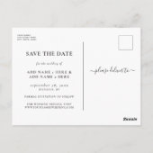 トロピカルカラフルフローラ写真の保存日時 ポストカード (裏面)