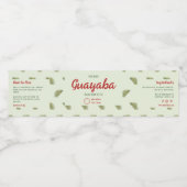 トロピカルカラフル化粧品の瓶ラップのまわりにラベル ペットボトルラベル (シングルラベル)