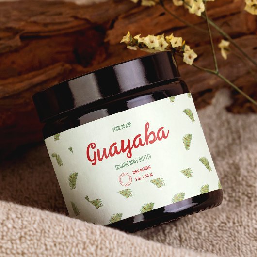 トロピカルカラフル化粧品の瓶ラップのまわりにラベル ペットボトルラベル