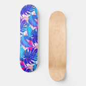 トロピカルカラフル葉スケートボード スケートボード (正面)