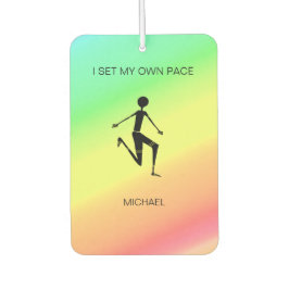 トロピカルカラーとシルエット素晴らしアスリート カーエアーフレッシュナー