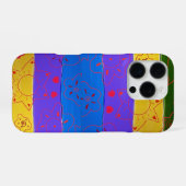トロピカルカラーのiPhoneケース iPhoneケース (裏面横)