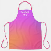 トロピカルカラーパーソナライズされたエプロン エプロン (正面)