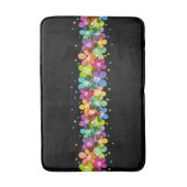 トロピカルカラーフローラグラフィック バスマット (正面縦)