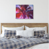 トロピカルカラー波引き伸ばしキャンバス印刷 キャンバスプリント (インサイチュ (寝室))