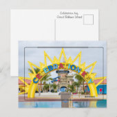 トロピカルカリビアン旅行写真記念品 ポストカード (正面/裏面)
