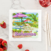 トロピカルカリブのアイランドビーチシーン – お土産 (インサイチュ)