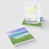 トロピカルカンクンメキシコビーチシーパラダイス ストーンコースター (横)