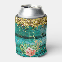 トロピカルカントリーシックモノグラム 缶クーラー