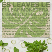 トロピカルガーデンぶら下がったウォールと キッチンタオル (折り畳み)