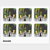 トロピカルガーデンコートヤード スクエアシール (シート)