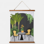 トロピカルガーデンコートヤード 吊り下げ型タペストリー (正面)