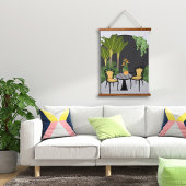 トロピカルガーデンコートヤード 吊り下げ型タペストリー