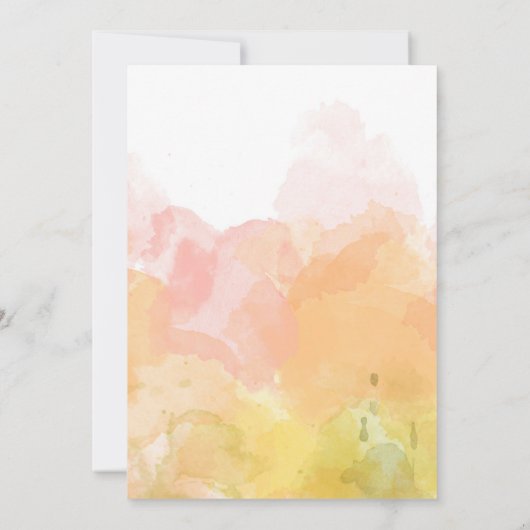 トロピカルガーデンサンライズ結婚式招待状 招待状 (裏面)