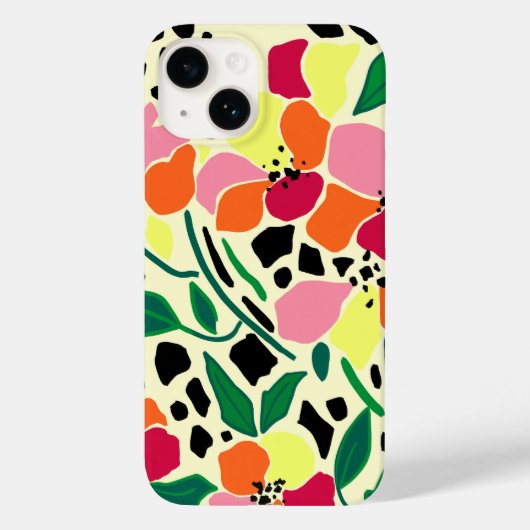 トロピカルガーデンドット Case-Mate iPhoneケース (裏面)
