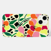トロピカルガーデンドット Case-Mate iPhoneケース (裏面 (横))