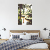 トロピカルガーデンパラダイス キャンバスプリント (インサイチュ (寝室))
