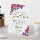 トロピカルガーデンフローラお申し込みゲストブック 台座サイン (インサイチュ)