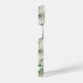 トロピカルガーデンフローラオーキッド&パームパターン iPhoneケース (右側面)