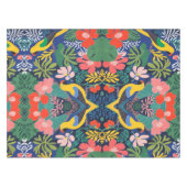 トロピカルガーデンモダン表現主義アートワーク テーブルクロス (正面(横))