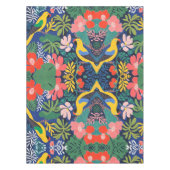 トロピカルガーデンモダン表現主義アートワーク テーブルクロス (正面)