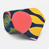 トロピカルガーデンモダン表現主義アートワーク ネクタイ (ロール)