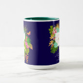 トロピカルガーデンモノグラム海軍 マグカップ (中央)