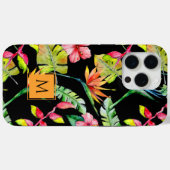 トロピカルガーデンモノグラム Case-Mate iPhoneケース (裏面 (横))