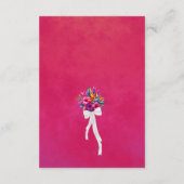 トロピカルガーデン結婚ハイビスカス詳細QRコード エンクロージャーカード (裏面)