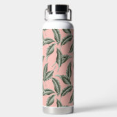 トロピカルガーデン葉パターン ウォーターボトル (背面)