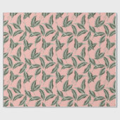 トロピカルガーデン葉パターン ラッピングペーパー (フラット)