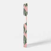 トロピカルガーデン葉パターン iPhoneケース (右側面)