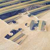 トロピカルガーデン、サンセットパームシーン。 ジグソーパズル (側面)