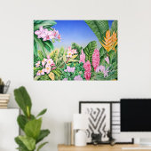 トロピカルガーデン ポスター (ホームオフィス)