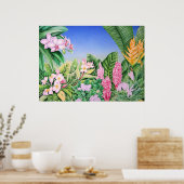 トロピカルガーデン ポスター (キッチン)