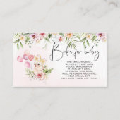 トロピカルガールサファリベビーチケット エンクロージャーカード (正面)